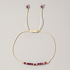 Natural Birthstone Braided Bead Bracelets for Women VA8051-7-1