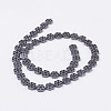 Non-magnetic Synthetic Hematite Beads Strands G-P341-04-8x3mm-2