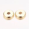 Golden Brass Spacer Beads X-KK-E702-20G-NF-1