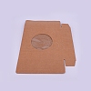 Foldable Creative Kraft Paper Box CON-WH0073-35B-1