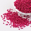 12/0 1.5~2mm Baking Paint Glass Seed Beads Loose Spacer Beads X-SEED-S001-K5-1