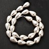 Electroplate Shell Pearl Beads Strands BSHE-G010-10x16mm-01-3