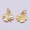 Brass Charms KK-G302-09G-NR-1