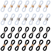 SUNNYCLUE 120Pcs 4 Colors Silicone Eyeglasses Chains Loop Ends AJEW-SC0002-54-1