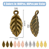160Pcs 4 Colors Alloy Charms FIND-DC0004-28-2