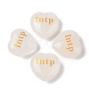 Natural Quartz Crystal Heart Engraving MBTI Figurines Statues for Home Office Desk Decorations G-K353-05F-1