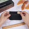 Rectangle Leather Credit Card Wallets for Women Men AJEW-WH20007-09A-3