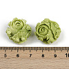 Synthetic Coral Dyed Carved Beads SHEL-D001-01B-3