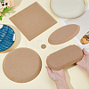 4Pcs 4 Styles MDF Wood Pottery Tools DIY-OC0014-66-3