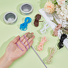 10Pcs 10 Colors Hollow Pipe PVC Tubular Synthetic Rubber Cord DIY-BC00002-3