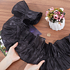 Polyester Satin Chiffon Wavy Lace OCOR-WH0082-147A-3