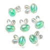 UV Plating Rainbow Iridescent Acrylic Beads X1-PACR-E001-05B-1