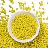 Frosted Opaque 6/0 Glass Seed Beads SEED-R029-4mm-A04-2
