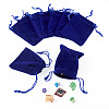 20Pcs Rectangle Velvet Drawstring Pouches TP-TA0001-03B-1