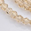 Bicone Glass Beads Strands LS-EGLA-P016-3mm-12-3