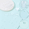 100Pcs Transparent Acrylic Pendants OACR-SC0002-99A-5