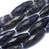 Natural Iolite Beads Strands G-O179-G22-1