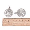 Non-Tarnish 201 Stainless Steel Pendants STAS-T046-JN269-1-4