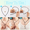 Waxed Polyester Cord Slider Necklace Making NJEW-TAC0018-04-4
