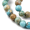 Dyed Natural Regalite/Imperial Jasper/Sea Sediment Jasper Beads Strands G-B124-C02-03-4