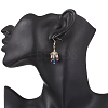 Glass Lantern Dangle Earrings EJEW-MZ00629-01-3