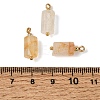 Natural Yellow Hematoid Quartz Pendants GG-CBACE45-02G-06-3