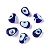 Handmade Evil Eye Lampwork Beads LAMP-T021-16B-1