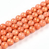 Natural Mashan Jade Beads Strands G-A255-A01-02J-4