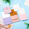 5Pcs 5 Ccolors Square PU Leather Envelope Pouches ABAG-TA0001-77-6