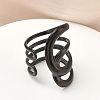 304 Stainless Steel Cuff Open Rings RJEW-D338-02C-EB-5