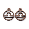 Walnut Wood Laser Cut Pendants WOOD-Q051-07J-1