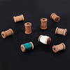 Wood Thread Bobbins TOOL-WH0125-106A-02-4