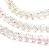 Transparent Painted Glass Beads Strands X1-DGLA-A034-T4mm-A25-4