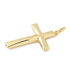 Cross Brass Big Pendants KK-M327-07A-G-2