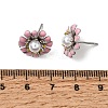 Brass Enamel Stud Earrings KK-CBA8324-27P-7