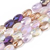 Electroplate Glass Beads Strands X-EGLA-S194-17A-1