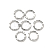 Tarnish Resistant 304 Stainless Steel Open Jump Rings STAS-Q186-02-6x0.8mm-1
