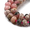 Natural Argentina Rhodonite Beads Strands X-G-C052-10-4