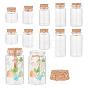 GOMAKERER 10Pcs 5 Styles Empty Glass Bottle AJEW-GO0001-37-1