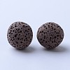 Unwaxed Natural Lava Rock Beads X-G-F325-14mm-M-3