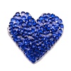 Heart Glitter Hotfix Rhinestone DIY-WH0268-17F-2