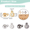 300Pcs 3 Colors CCB Plastic Tube Bails FIND-DC0001-43-2