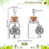 20Pcs Alloy Glass Bottle European Dangle Charms PALLOY-GA0001-14-2
