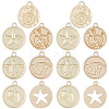 28Pcs 7 Styles Alloy Pendants FIND-SC0021-99-1