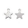 201 Stainless Steel Charms STAS-F039-04C-P-2