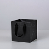Solid Color Kraft Paper Gift Bags with Ribbon Handles PAAG-PW0001-103A-05-1
