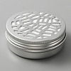 Aluminium Shallow Round Candle Tins AJEW-WH0312-58D-1