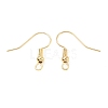 Brass Earring Hooks X-KK-C024-18KCG-2