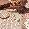 60Pcs Opaque Acrylic Pendants OACR-SP0002-35-4