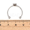 304 Stainless Steel Cuff Rings Components SA-CBA8B85-10A-P-3